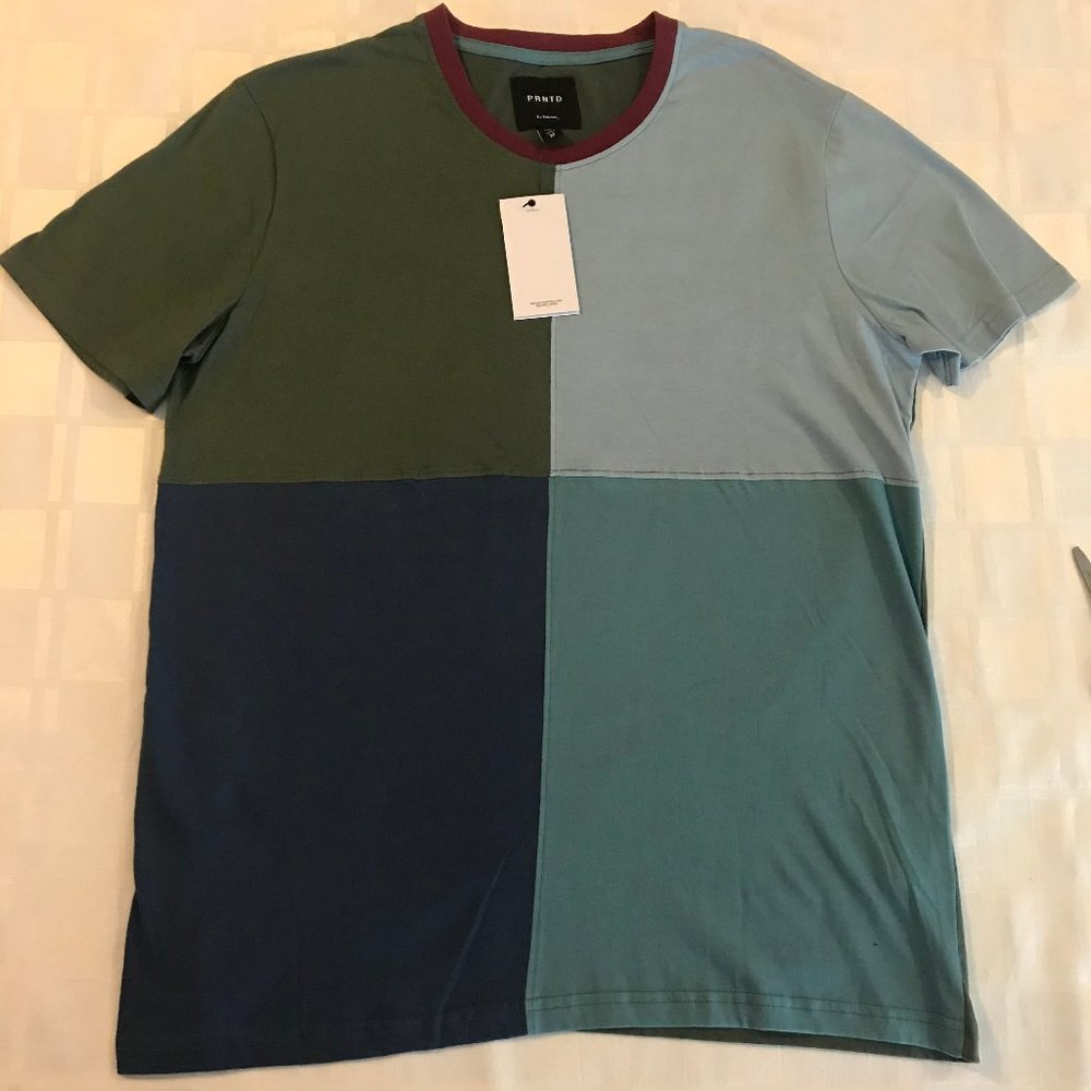 Men's Polymer PRNT Multicolor Shirt, Size M